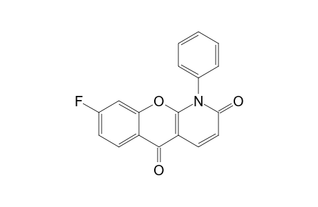 8-FLUORO-1-PHENYL-5-OXO-CHROMANO-[2,3-B]-DIHYDRO-2(1H)-PYRIDONE