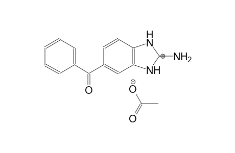 2-amino-5-benzoyl-1H-benzo[d]imidazol-3-ium acetate