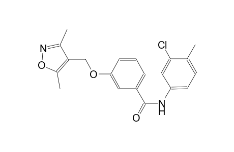 benzamide, N-(3-chloro-4-methylphenyl)-3-[(3,5-dimethyl-4-isoxazolyl)methoxy]-