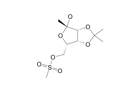 1-BETA-METHYL-5-O-METHANESULFONYL-2,3-O-ISOPROPYLIDENE-L-LYXOSE