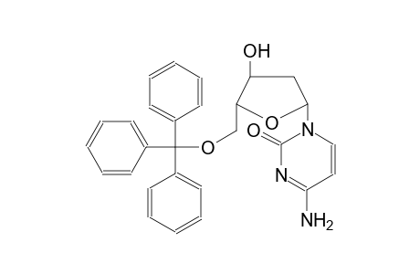 4-methyl-1-{4-methyl-5-[(triphenylmethoxy)methyl]oxolan-2-yl}-1,2-dihydropyrimidin-2-one