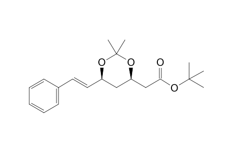 t-Butyl (3R*,5S*,6E)-7-Phenyl-3,5-isopropylidenedioxy-6-heptenoate