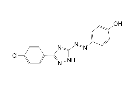 4-{(E)-[3-(4-chlorophenyl)-1H-1,2,4-triazol-5-yl]diazenyl}phenol