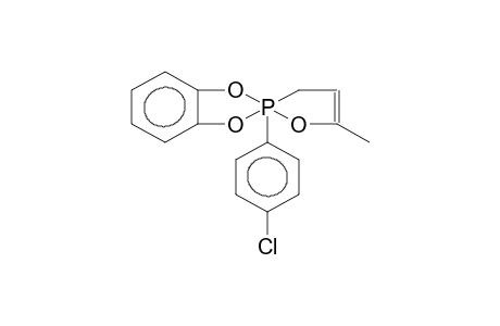 2-PARA-CHLOROPHENYL-2,2-PHENYLENEDIOXY-5-METHYL-1,2-OXAPHOSPHOL-4-ENE