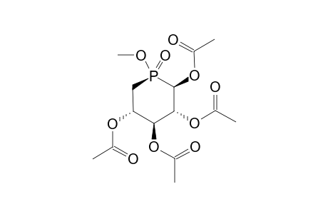 1,2,3,4-Tetra-O-acetyl-5-deoxy-5-C-[(R)-methoxyphosphinyl]-.beta.-D-xylopyranose