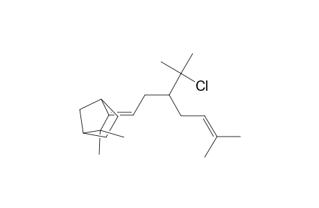 5-(1-Chloro-1-methylethyl)-2-methyl-7-(3',3'-dimethylbicyclo[2.2.1]hept-2'-ylidene)hept-2-ene