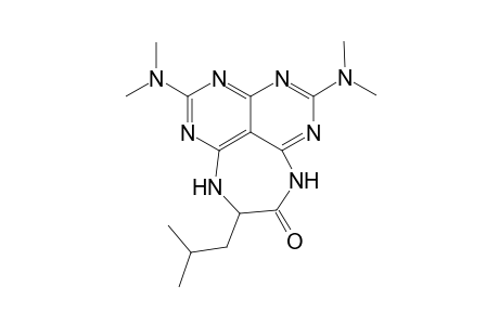 2,5-Bis(dimethylamino)-9,10-dihydro-9-isobutyl-1,3,4,6,7,10-hexazacyclohepta[de]naphthalen-8(7H)-one