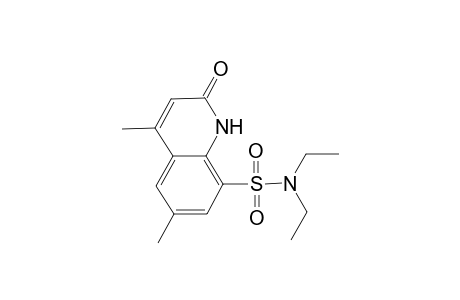 8-Quinolinesulfonamide, N,N-diethyl-1,2-dihydro-4,6-dimethyl-2-oxo-