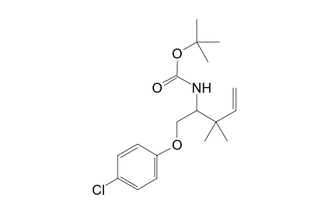 tert-Butyl 1-(4-chlorophenoxy)-3,3-dimethylpent-4-en-2-ylcarbamate