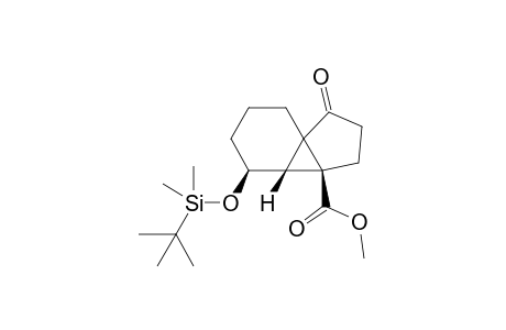 Methyl 7-(tert-Butyldimethylsiloxy)-2-oxotricyclo[4.4.0.0(1,5)]decane-5-carboxylate
