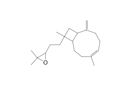 Oxirane, 3-[2-(6,10-dimethyl-2-methylenebicyclo[7.2.0]undec-5-en-10-yl)ethyl]- 2,2-dimethyl-