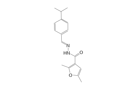 N'-[(E)-(4-isopropylphenyl)methylidene]-2,5-dimethyl-3-furohydrazide