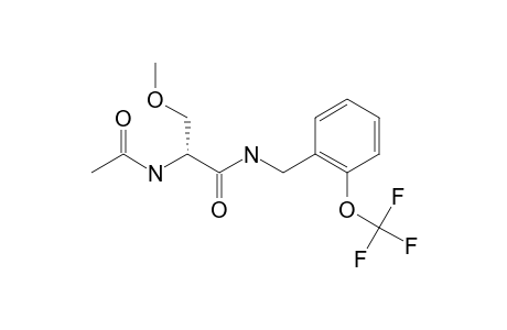 (R)-N-(2'-TRIFLUOROMETHOXY)-BENZYL_2-ACETAMIDO-3-METHOXYPROPIONAMIDE