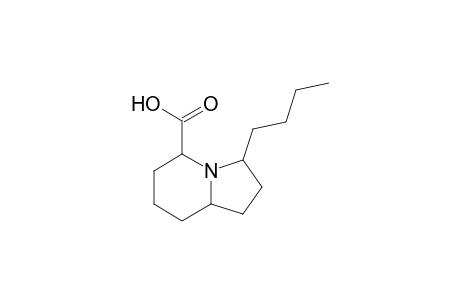 3-Butylindolizidine-5-carboxylic acid