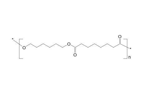 Poly(hexamethylene suberate), polyester-6,8, poly(oxysuberoyloxyhexamethylene)