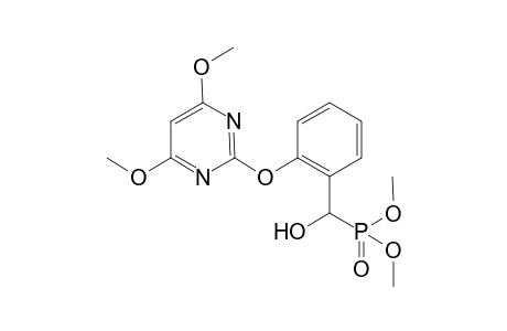 Dimethyl (2-(4,6-dimethoxypyrimidin-2-yloxy)phenyl)(hydroxy)methylphosphonate