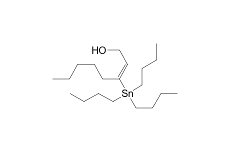 (E)-3-tributylstannyl-2-octen-1-ol