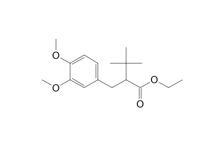 Benzenepropanoic acid, .alpha.-(1,1-dimethylethyl)-3,4-dimethoxy-, ethyl ester