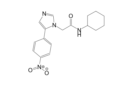 N-cyclohexyl-2-[5-(4-nitrophenyl)-1H-imidazol-1-yl]acetamide