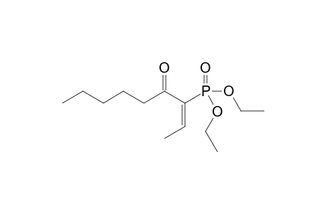 1-Hexanoyl-1-(diethylphosphonyl)prop-1-ene