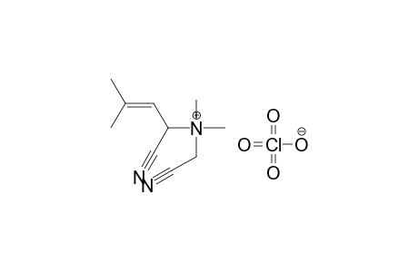 N-CYANOMETHYL-N-(1-CYANO-3-METHYLBUT-2-ENYL)-N,N-DIMETHYLAMMONIUM_PERCHLORATE