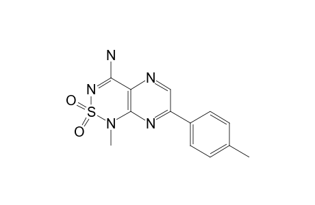 [2,2-diketo-1-methyl-7-(4-methylphenyl)pyrazino[2,3-d][1,2,6]thiadiazin-4-yl]amine