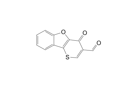 4-Oxo-4H-benzofuro[1,2-b]thiopyran-3-carbaldehyde -