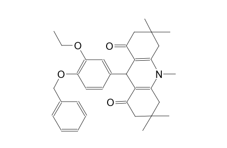 1,8(2H,5H)-acridinedione, 9-[3-ethoxy-4-(phenylmethoxy)phenyl]-3,4,6,7,9,10-hexahydro-3,3,6,6,10-pentamethyl-