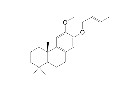 12-Methoxy-13-but-2-enyloxypodocarpa-8,11,13-triene