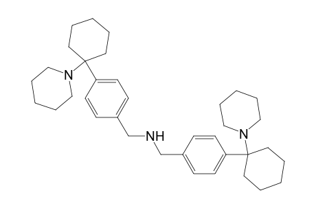 4-[1-(1-Piperidinyl)cyclohexyl]-N-[[4-[1-(1-piperidinyl)cyclohexyl]phenyl]methyl]benzenemethanamine