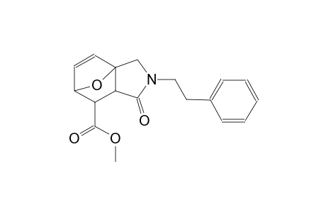methyl 4-oxo-3-(2-phenylethyl)-10-oxa-3-azatricyclo[5.2.1.0~1,5~]dec-8-ene-6-carboxylate