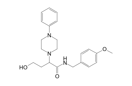 4-Hydroxy-N-p-anisyl-2-(4-phenylpiperazino)butyramide