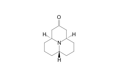 (3a.alpha.,6a.beta.,9a.alpha.)-Decahydropyrido[2,1,6-de]quinolizin-2(1H)-one