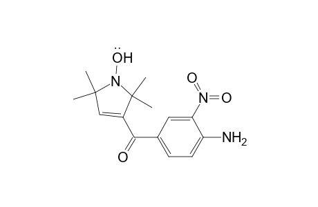 1H-Pyrrol-1-yloxy, 3-(4-amino-3-nitrobenzoyl)-2,5-dihydro-2,2,5,5-tetramethyl-