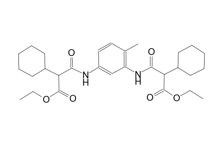 cyclohexaneacetic acid, alpha-[[[3-[(2-cyclohexyl-3-ethoxy-1,3-dioxopropyl)amino]-4-methylphenyl]amino]carbonyl]-, ethyl ester