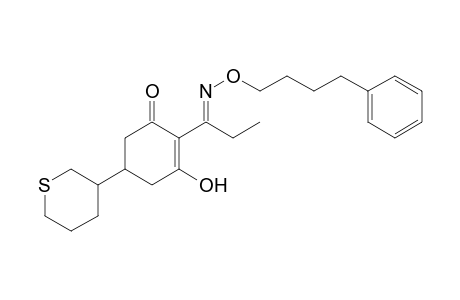 2-Cyclohexen-1-one, 3-hydroxy-2-[1-[(4-phenylbutoxy)imino]propyl]-5-(tetrahydro-2H-thiopyran-3-yl)-