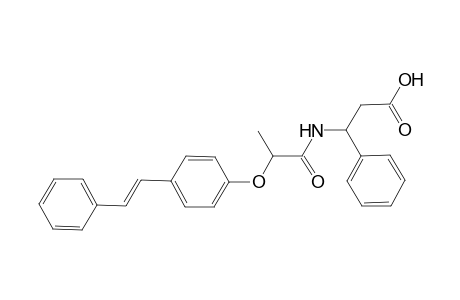 N-1-[(E)-stilbenyloxy]ethylcarbonyl-b-phenyl-b-alanine
