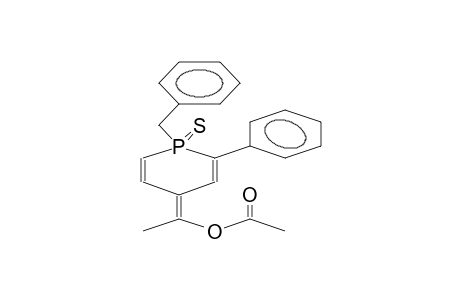 1-BENZYL-2-PHENYL-4-METHYL(ACETOXY)METHYLENE-1,4-DIHYDROPHOSPHORINESULPHIDE