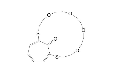 2,17-Dithia-5,8,11,14-tetraoxabicyclo[16.4.1]tricosane-23-one