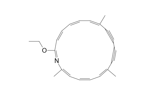 Azacyclooctadeca-1,3,5,7,13,15,17-heptaene-9,11-diyne, 2-ethoxy-8,13,18-trimethyl-, (E,E,E,Z,Z,E,E)-
