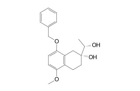 2-Naphthalenemethanol, 1,2,3,4-tetrahydro-2-hydroxy-5-methoxy-.alpha.-methyl-8-(phenylmethoxy)-, [S-(R*,S*)]-