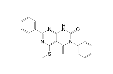 4-methylene-5-(methylthio)-3,7-diphenyl-1H-pyrimido[4,5-d]pyrimidin-2-one
