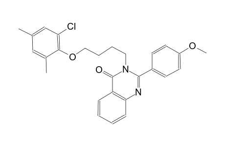 3-[4-(2-chloro-4,6-dimethylphenoxy)butyl]-2-(4-methoxyphenyl)-4(3H)-quinazolinone