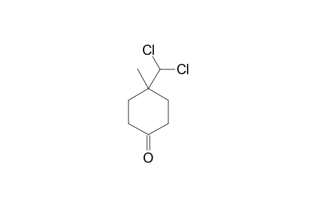 1-METHYL-1-DICHLORMETHYL-CYCLOHEXAN-4-ONE