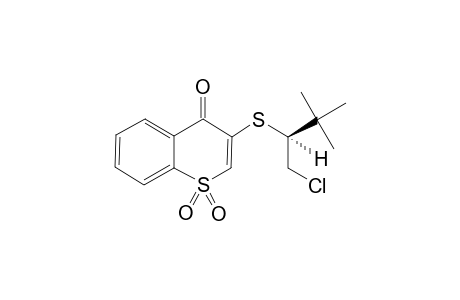 3-(1'-CHLOROMETHYL-2',2'-DIMETHYLPROPYLTHIO)-THIOCHROMONE-1,1-DIOXIDE