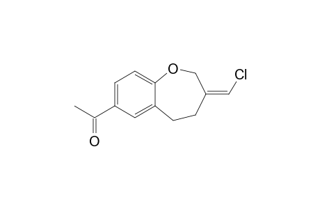 1-[(3Z)-3-(chloranylmethylidene)-4,5-dihydro-1-benzoxepin-7-yl]ethanone