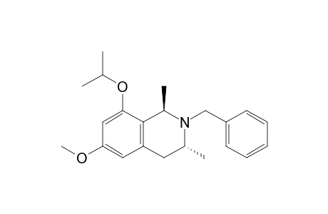 (1R,3R)-N-Benzyl-6-methoxy-8-isopropoxy-1,3-dimethyl-1,2,3,4-tetrahydroisoquinoline