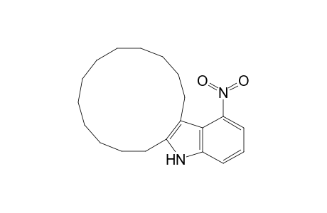 5H-Cyclotetradec[b]indole, 6,7,8,9,10,11,12,13,14,15,16,17-dodecahydro-1-nitro-