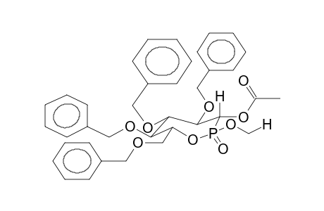 (1R,S)-1-O-ACETYL-2,3,4,6-TETRA-O-BENZYL-1-C-DIMETHYLPHOSPHONO-D-SORBIT-EPSILON-PHOSTONE