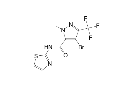 4-bromo-1-methyl-N-(1,3-thiazol-2-yl)-3-(trifluoromethyl)-1H-pyrazole-5-carboxamide